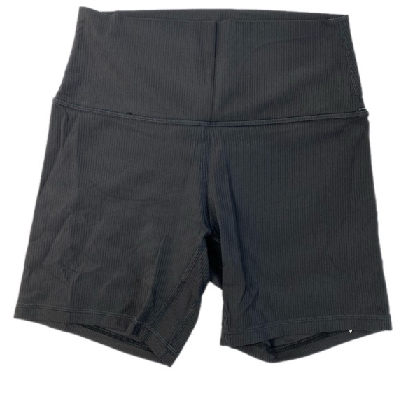 Lululemon Align Ribbed High Rise short 6” Black NWT size 8 - Picture 7 of 16